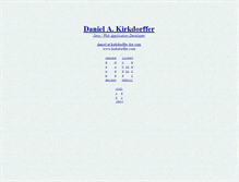 Tablet Screenshot of kirkdorffer.com